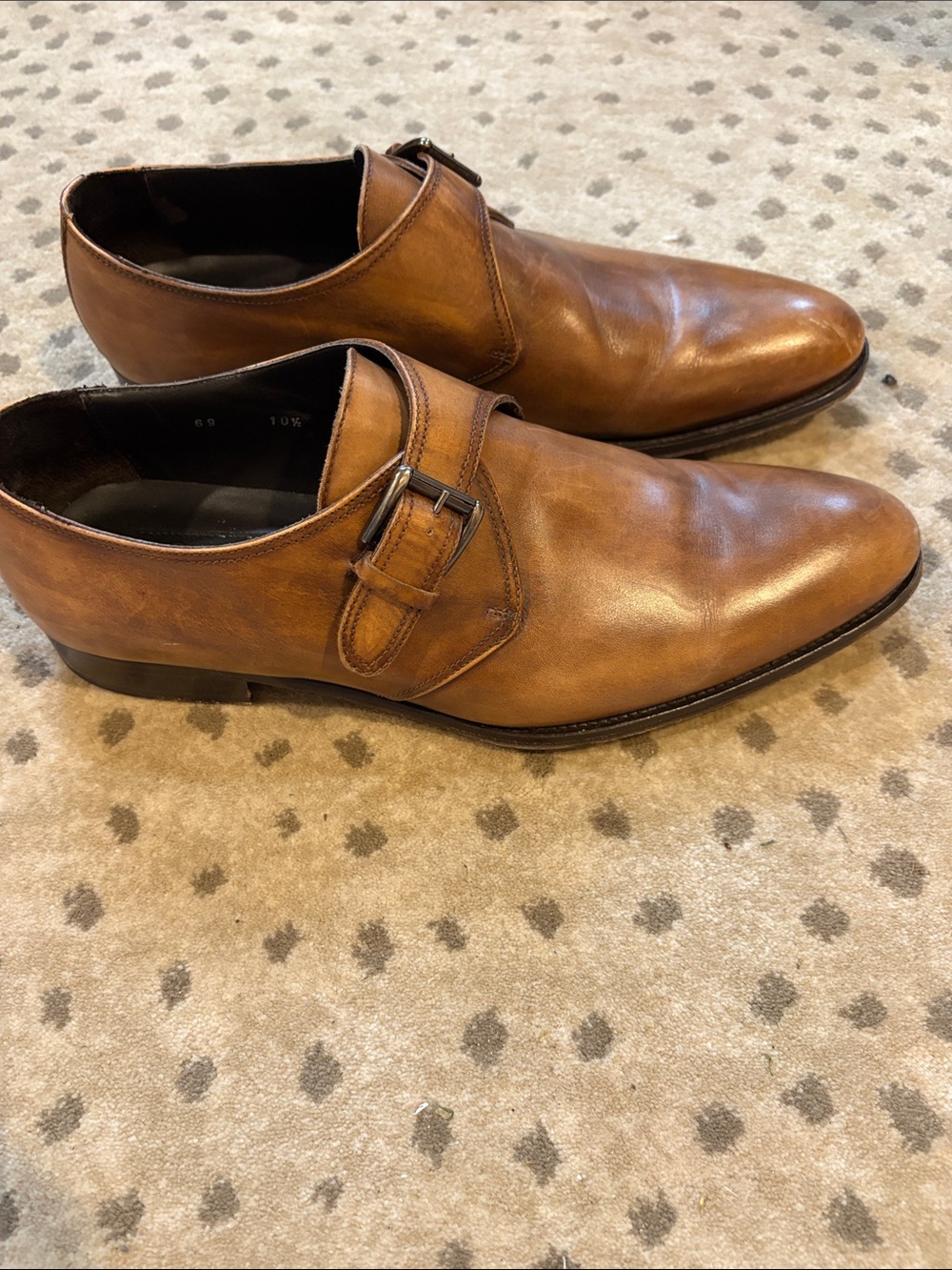 To Boot New York men’s brown leather slip on shoe size 10.5